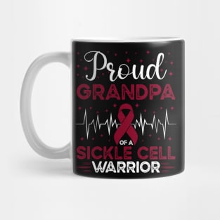 Proud Grandpa Of A Sickle Cell Warrior Sickle Cell Awareness Mug